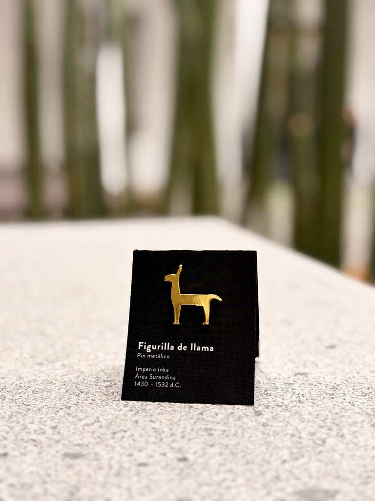 Pin metálico Llama