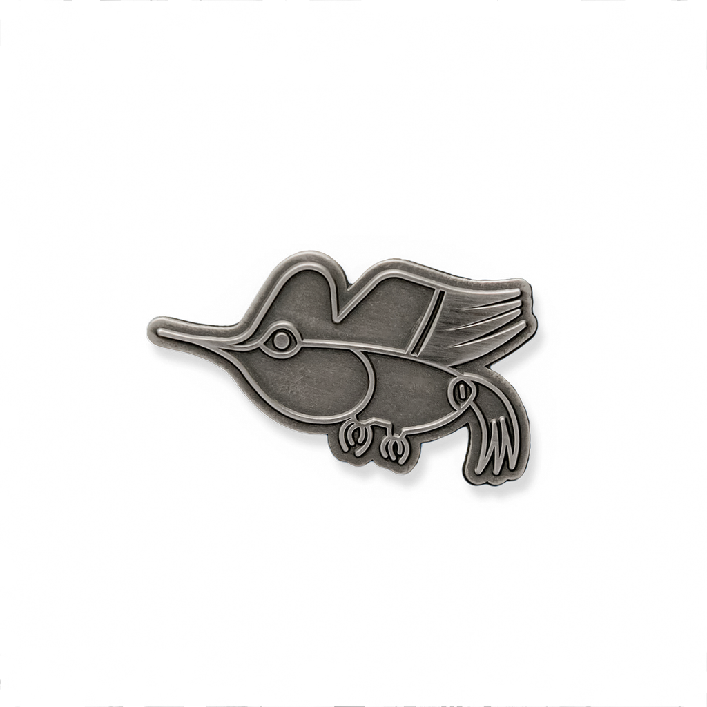 Pin metálico Colibrí